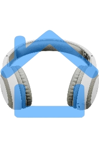 Гарнитура накладные Digma BT-15 белый/серый беспроводные bluetooth оголовье