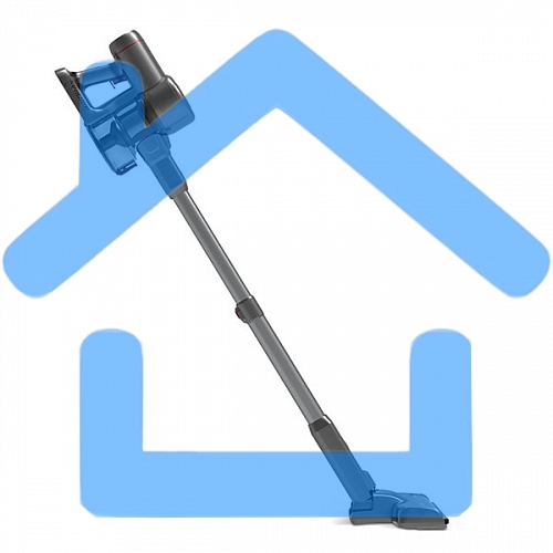 Беспроводной пылесос BQ VCA0202H серый, питание от аккумулятора, 50 Вт, уборка сухая, пылесборник 0.6 л, работа от АКБ max 30 мин.