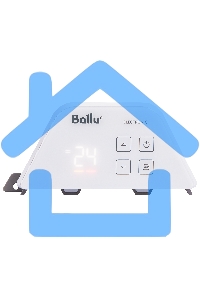 Комплект Ballu Plinth Transformer BEC/PL-2000-4E с блоком управления, белый, 2000 Вт, 25 м2, дисплей, термостат