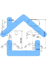 Кресло детское Бюрократ CH-W201NX мультиколор маскарад, крестовина пластик, пластик белый