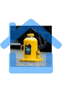 Домкрат бутылочный гидравлический Deli DQ71050 макс.грузоподъемность 50 т