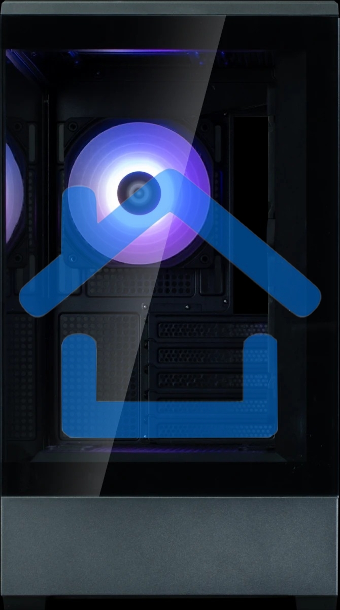 Компьютерный корпус ZALMAN P30 V2, MATX, черный, WINDOW, 2x3.5