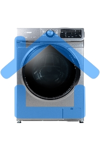 Стиральная машина Бирюса WM-SBM1014/15 M Металлик, загрузка фронтальная 10 кг, 1400 об/мин, класс А+++