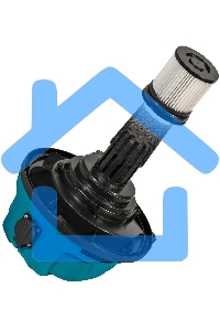 Строительный пылесос Bort BSS-1620-Storm синий, 270/1600 Вт, уборка сухая/влажная, пылесборник мешок/контейнер, 20 л