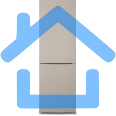 Холодильник Бирюса Б-G6027 бежевый двухкамерный 245/100л морозилка снизу