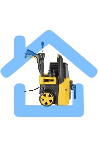 Минимойка-пылесос Huter W150-MF желтый/черный, 1700 Вт, 365 л/ч, 8 м