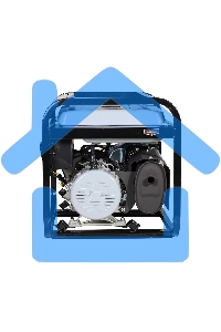 Электрогенератор бензиновый Ресанта БГ 6500 Р, 5.5 кВт, 66 дБ, 72.8 кг