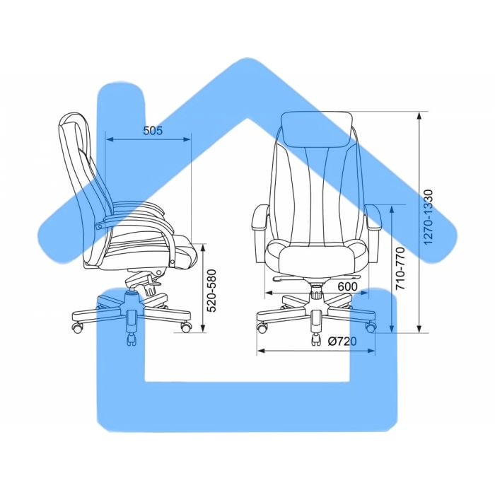 Кресло руководителя Бюрократ T-9922WALNUT светло-коричневый Leather Eichel, кожа, крестовина дерево