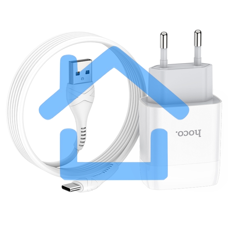 Сетевое зарядное устройство HOCO (6931474713018) для Type-C C72Aa White