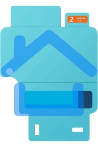 Защитная пленка для экрана Samsung прозрачный для Samsung Galaxy Z Flip6 прозрачный 2шт. (EF-UF741CTEGRU)