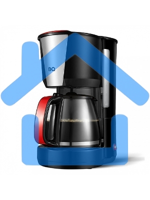 Кофеварка капельная BQ CM1008 черный/красный, исп. кофе - молотый, 1.25 л, 1000 Вт.