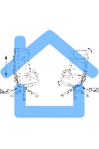 Кресло руководителя Бюрократ _DAO/BROWN коричневый, кожа, крестовина алюминий