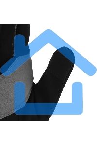 Перчатки универсальные Denzel 68094 двойные, работа с сенсорным экраном, вязаная манжета, размер 10