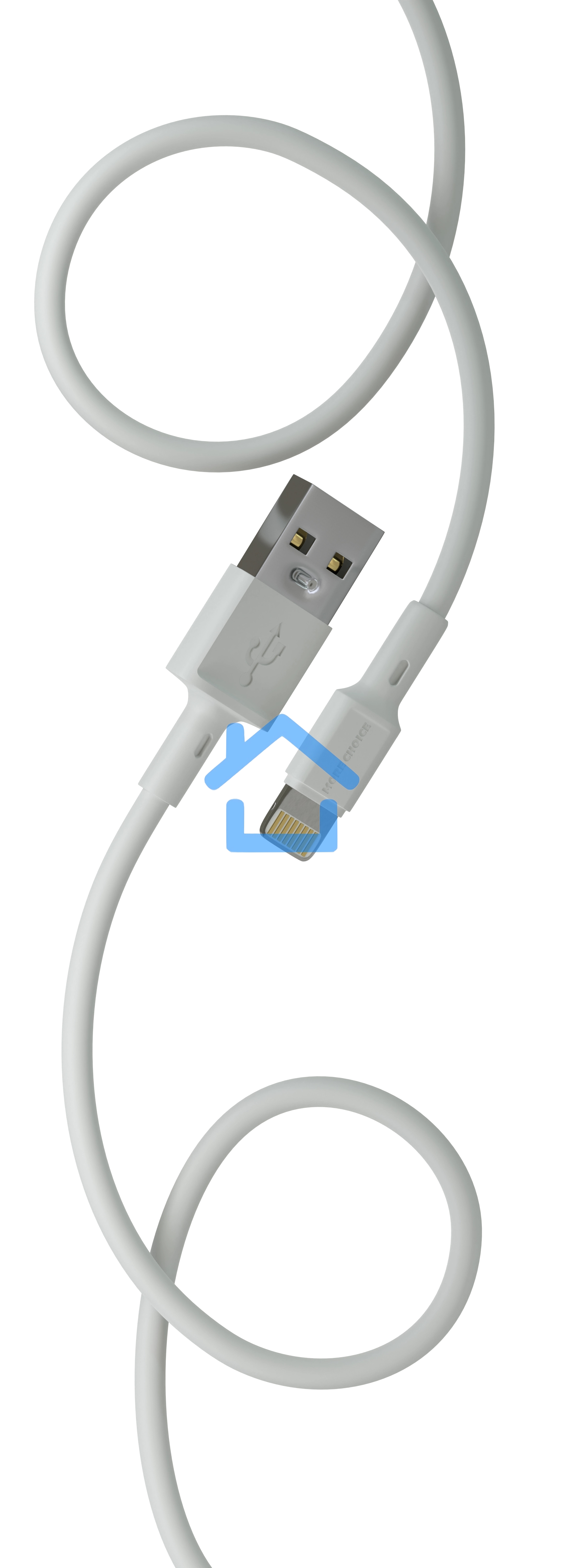 Зарядное устройство MORE CHOICE (4610196409028) NC11i СЗУ 2USB 2.4A для Lightning 8-pin белый