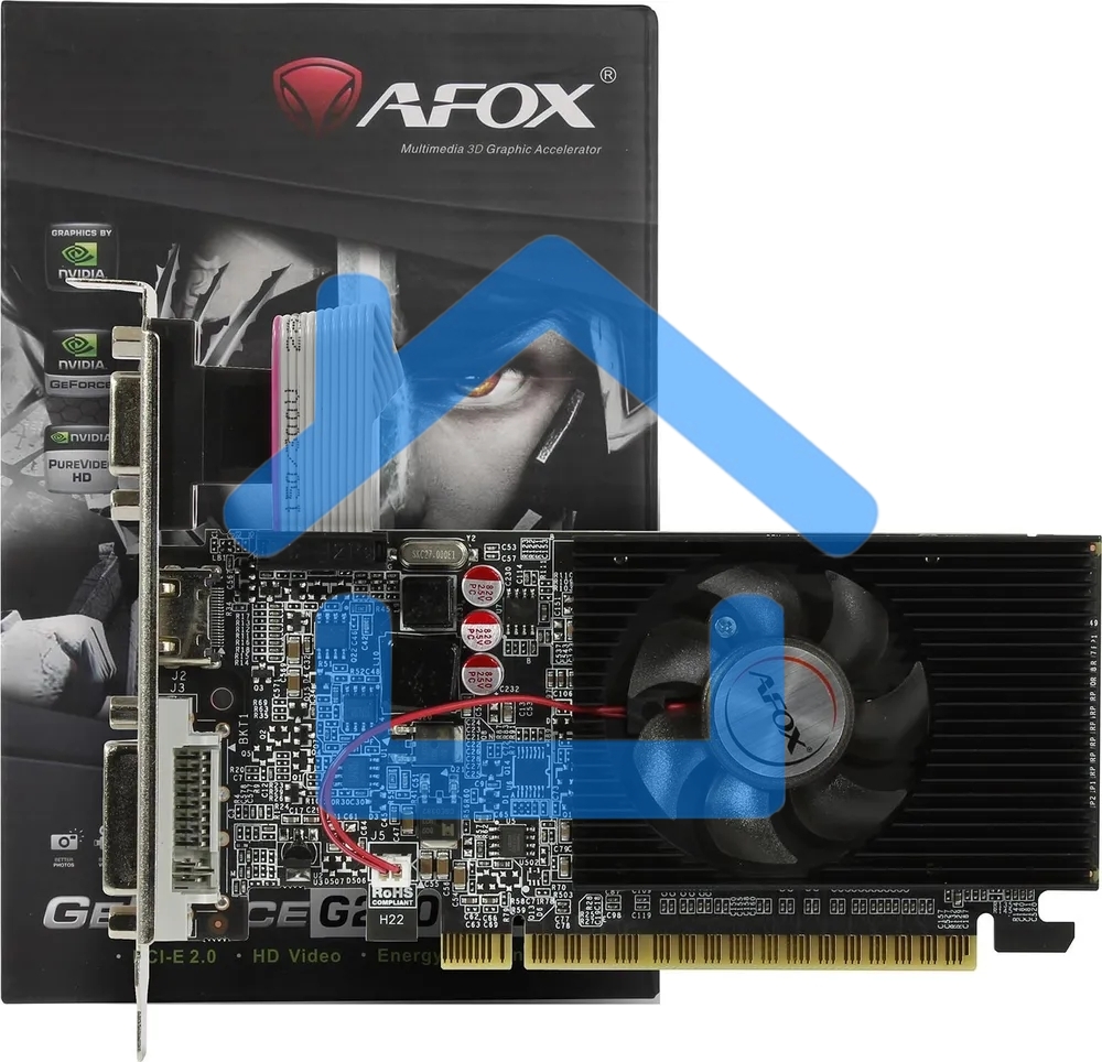 Видеокарта AFOX AF210-512D3L3-V2 PCIE16 G210 512MB GDDR3 64bit VGA DVI HDMI RTL