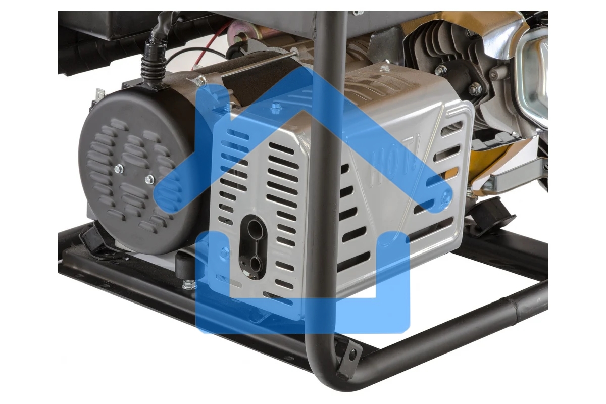 Электрогенератор бензиновый Denzel PS-55EA, 5.5 кВт, 85 дБ, 86 кг