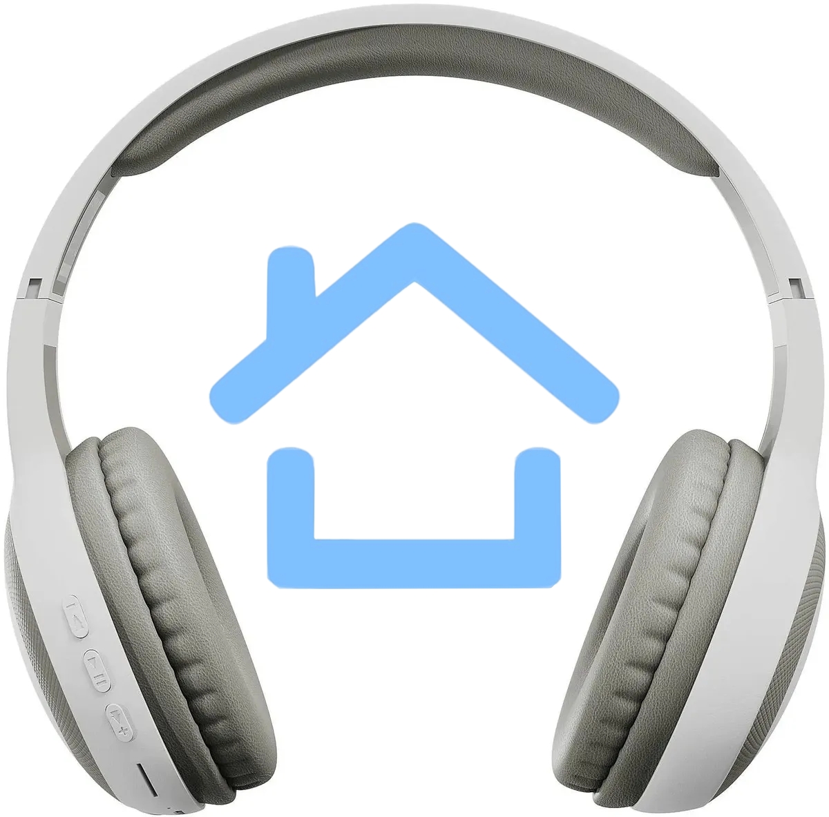 Гарнитура накладные Digma BT-15 белый/серый беспроводные bluetooth оголовье