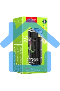 Портативная колонка HOCO HC7 черный LED подсветка