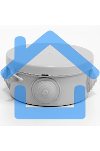 Коробка распределительная ОП 85х40мм 4 каб. вводов IP54 сер. (круг.) TOKOV ELECTRIC TKE-KR-85-40-C06