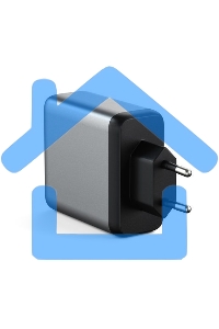 Сетевое зарядное устройство Satechi ST-UC100WSM-EU Charger 100W с технологией GaN Power, серый космос