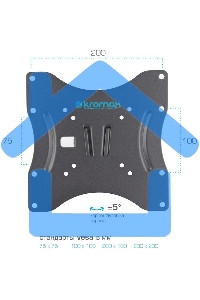 Кронштейн для телевизора Kromax TECHNO-3 серый 15