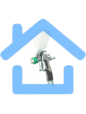 Краскопульт пневматический STELS ag 970 lvlp 57369профессиональный гравитационный