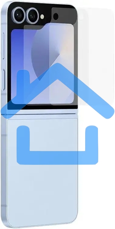 Защитная пленка для экрана Samsung прозрачный для Samsung Galaxy Z Flip6 прозрачный 2шт. (EF-UF741CTEGRU)