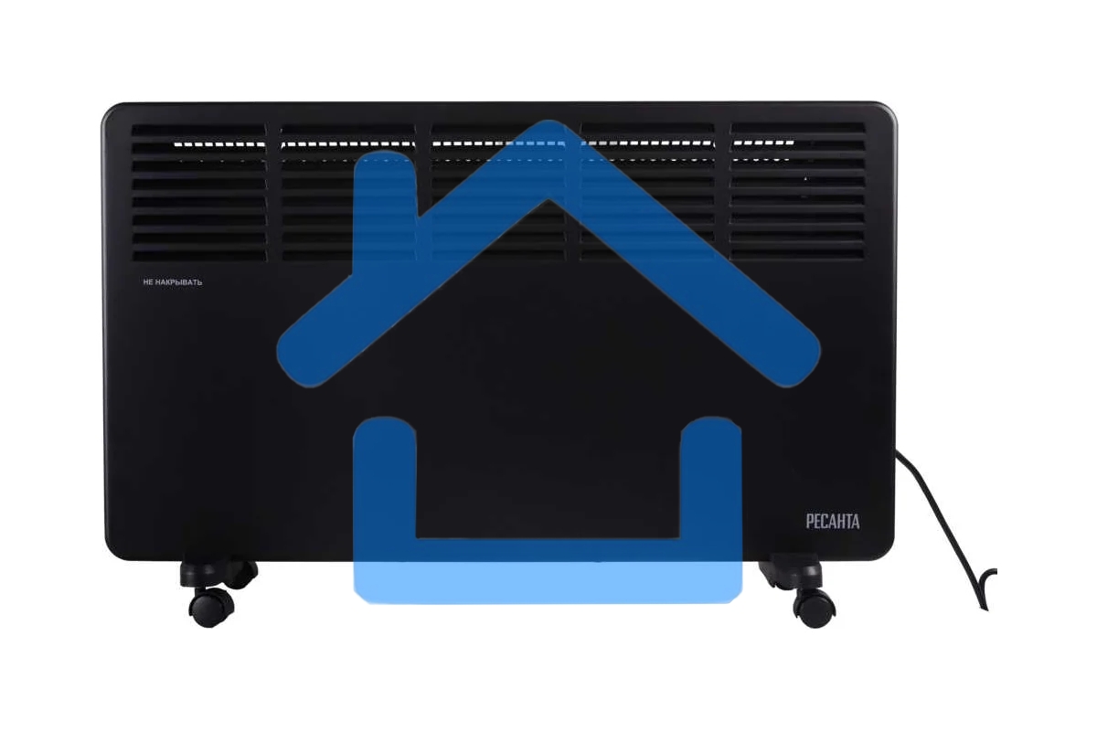 Конвектор Ресанта ОК-2000Ч, черный, 2000 Вт, 25 м2, термостат 67/4/37