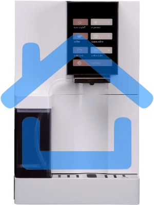 Кофемашина автоматическая Hyundai HAM-4103 белый, исп. кофе - молотый/зерновой, 1.2 л, 1500 Вт, 19 Бар