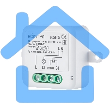 Модуль реле HOMMYN zigbee 1 канал (без нейтрали) RLZBNN01