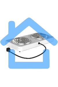 Плита настольная MAXVI HE201 белый