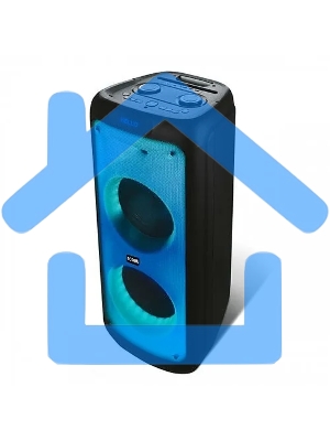 Портативная Bluetooth-колонка BQ PBS3005 черный 100 Вт