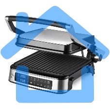 Электрический гриль BQ GR1008 Metallic Gray. Мощность:2200 Вт, Съемные пластины, Сенсорное управление, Две съемные пластины из литого алюминия с антипригарным покрытием, 5 автоматических режимов и возможнсть индивидуальной настройки, Крышка прибора открыв