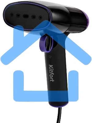 Отпариватель ручной Kitfort КТ-9114 1500Вт черный/фиолетовый