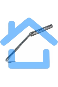 Крюк для вязки арматуры Сибртех 84873 245 мм, оцинкованная рукоятка