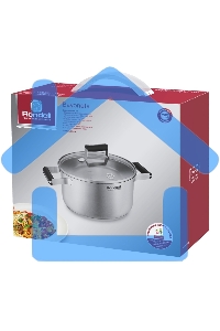 Кастрюля Rondell Bayoneta RDS-1807 3.1л. d=20см (с крышкой) стальной