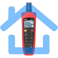 Детектор СО газа UT337A, 0~1000ppm, аудио и визуальное оповещение