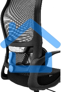 Кресло руководителя Бюрократ Sigma 2 черный сетка/ткань крестов. пластик