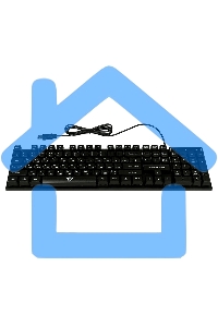 Клавиатура KG-23U BLACK Nakatomi Gaming - игровая с RGb-подсветкой, USB, черная