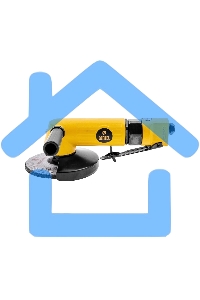 Пневматическая углошлифовальная машина AG125, 11000 об/мин, 125 мм, 186 л/мин Denzel