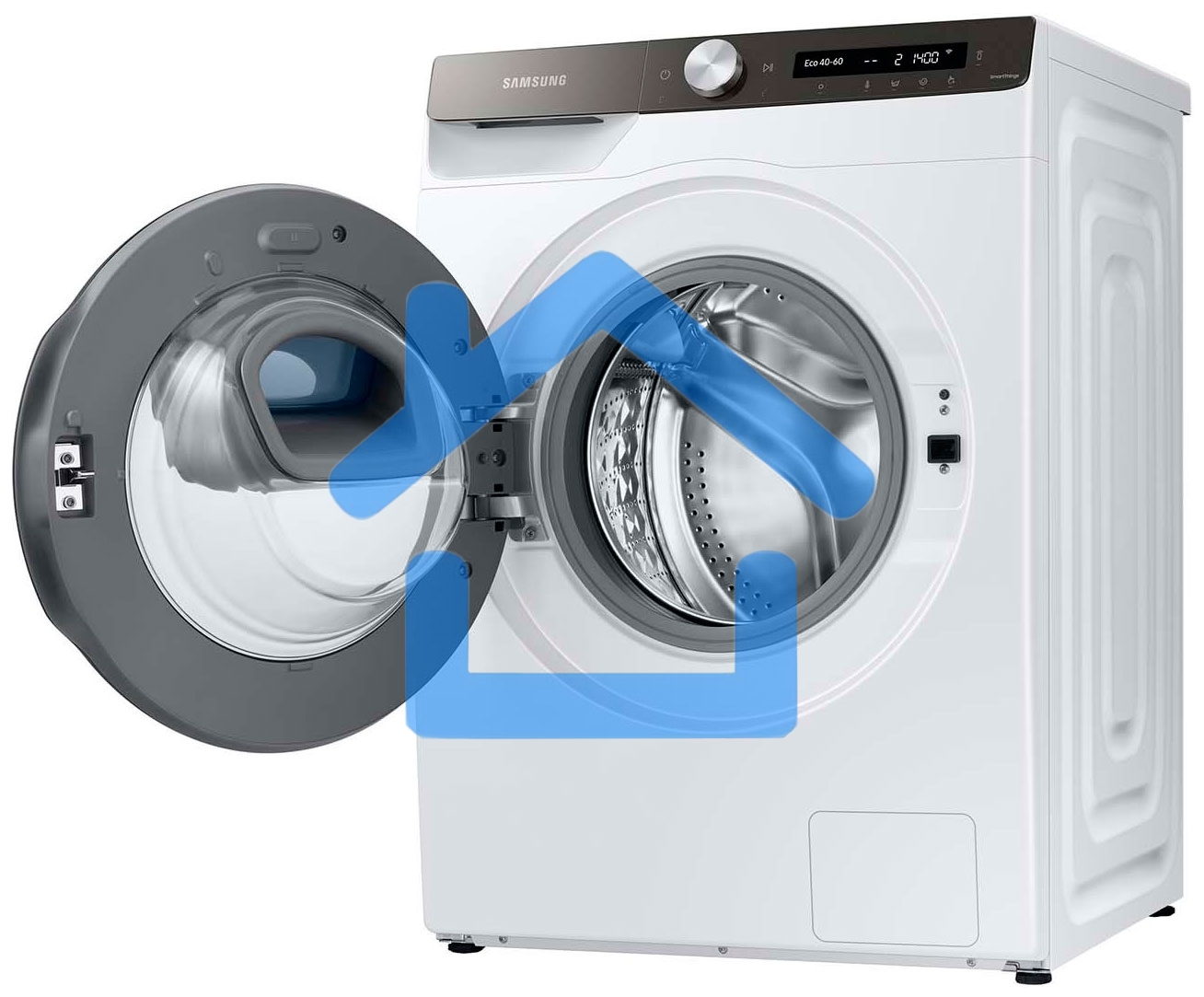 Стиральная машина Samsung WW90T554CAT/LD белый, загрузка фронтальная 9 кг, 1400 об/мин., класс: A+++