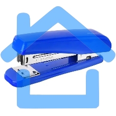 Степлер Silwerhof 401075-02 24/6 26/6 (30 листов) синий, 80 скоб, пластик закрытый/открытый, коробка