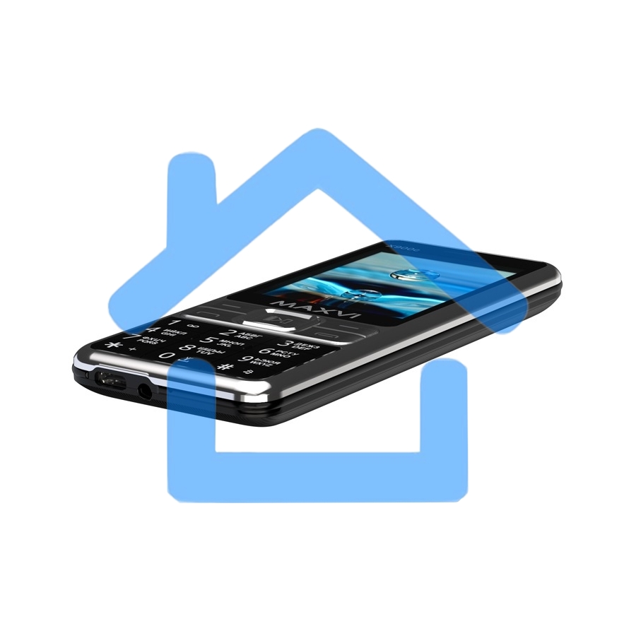 Мобильный телефон Maxvi X900c черный