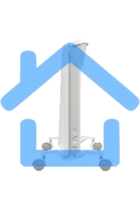 Конвектор Ballu Enzo BEC/EZMR-1000 белый, 1000 Вт, 15 м2, термостат