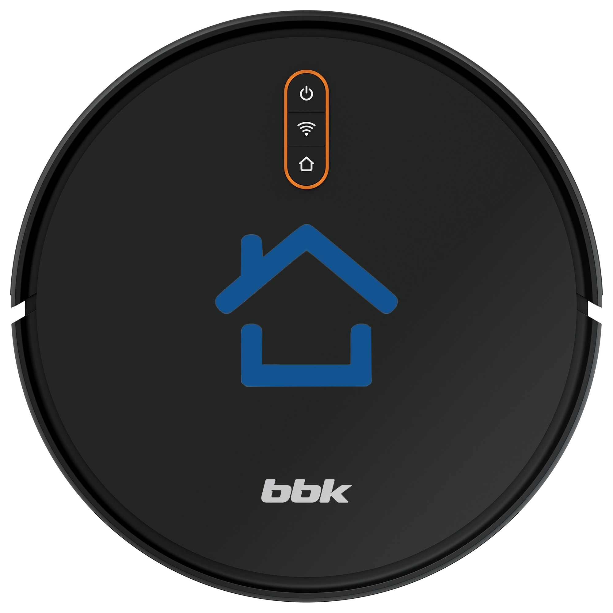 Робот-пылесос BBK BV3502 черный/оранжевый, 2600 мА·ч Li-Ion, уборка влажная/сухая, пылесборник контейнер 0.5 л