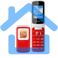 Мобильный телефон TeXet TM-325 гранатовый