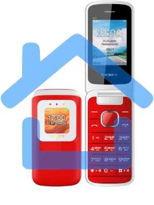 Мобильный телефон TeXet TM-325 гранатовый