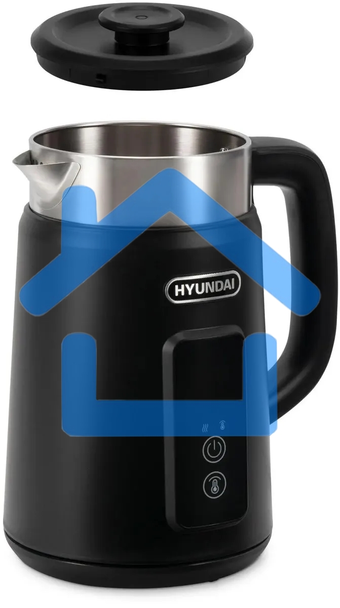 Чайник электрический Hyundai HYK-S3505 1.5 л, 2200 Вт, черный