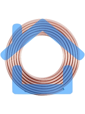 Труба, медная Ballu Olympic 6,35х0,60х15000 (1/4), бухта