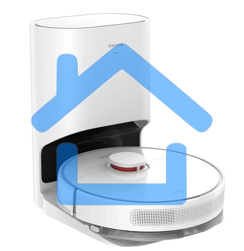 Робот-пылесос Dreame RLS3D Vacuum and Mop D10 Plus белый, 46 Вт, 5200 мА·ч Li-Ion, уборка сухая/влажная, пылесборник контейнер 0.4 л